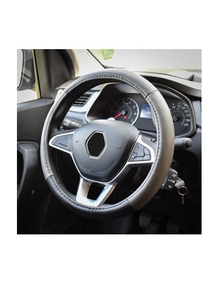 Black and Grey Steering Wheel Cover 37-39cm, Umbrella