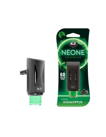 K2 Neone Car Air Freshener, Eucalyptus, 6ml