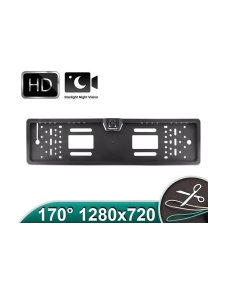 Κάμερα αυτοκινήτου οπισθοπορείας HD γωνία 170 βαθμών με StarLight Night Vision σε στήριγμα αριθμού