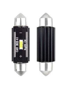 2 db C5W Canbus LED autós izzó 1Smd UltraBright 41mm 12/24v