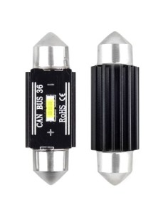 Σετ 2 λαμπτήρες LED αυτοκινήτου C5W Canbus με 1Smd...