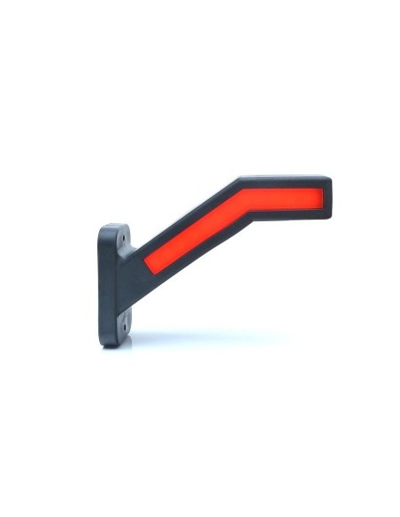 LED Marker Light with Arm 1165P W168.1, 12V-24V, Position / Red / Orange Right WAS