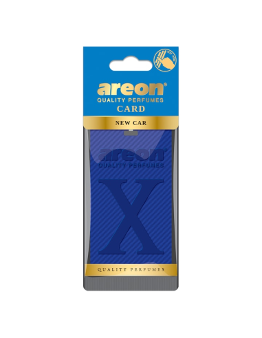 Areon X Card autóillatosító, Új Autó