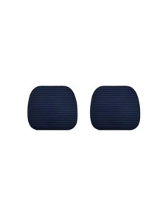 Set of 2 universal front seat covers, Black
