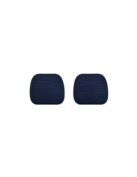 Set of 2 universal front seat covers, Black