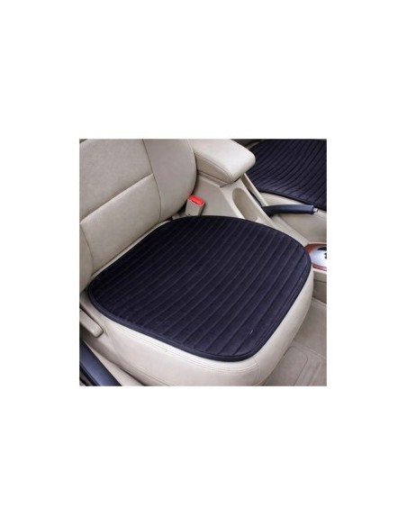 Set of 2 universal front seat covers, Black