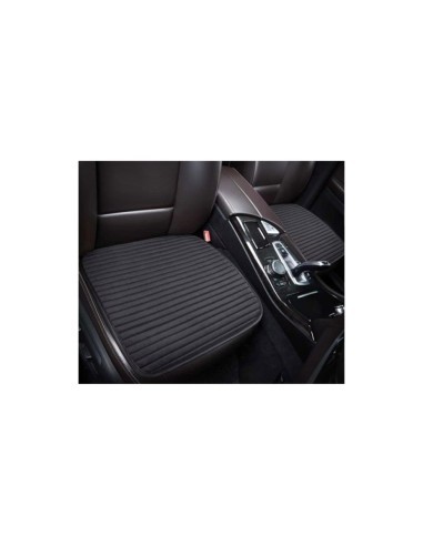 Set of 2 universal front seat covers, Black