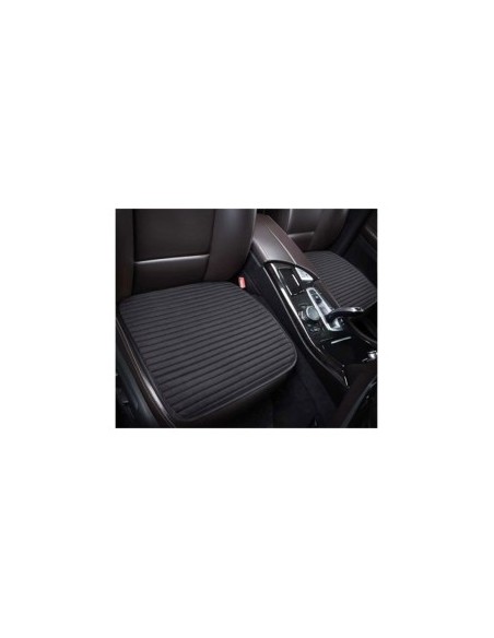 Set of 2 universal front seat covers, Black