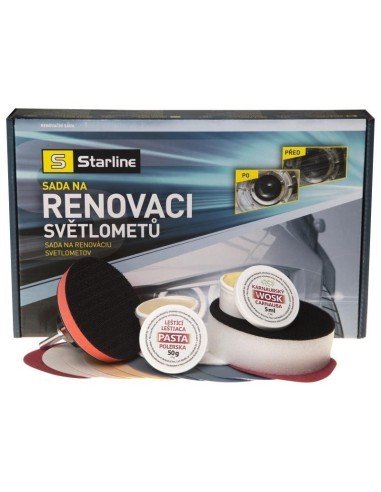 Headlight polishing set for drill, Starline