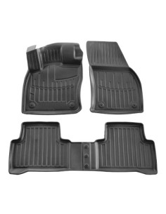 Rubber car mat set, tray type, compatible with Volkswagen...