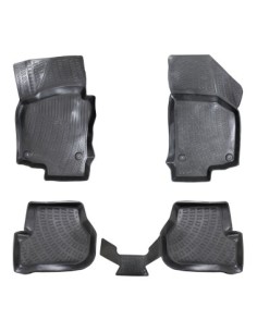 Rubber mat set type tray compatible with Volkswagen Golf...