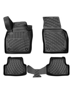Rubber mat set compatible with Volkswagen T-Cross models...