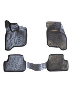 Rubber mat set compatible with Volkswagen E-Golf models 2014-