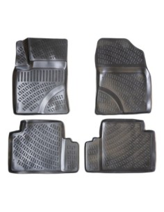 Rubber tray mat set for Toyota Avensis III 2009-2018