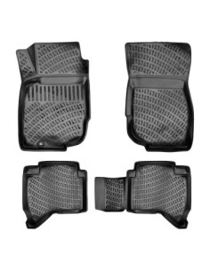 Rubber mat set type tray for Toyota Hilux VII 2004-2015