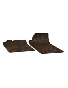 Rubber floor mat set for Smart 451 (2010-) 2 pcs