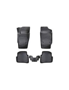 Rubber mat set type tray for Skoda Fabia I 1999-2007