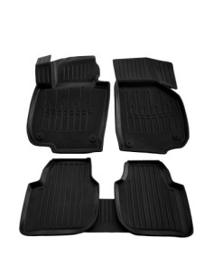Rubber tray mat set for Skoda Superb II (3T) (2008-2015)