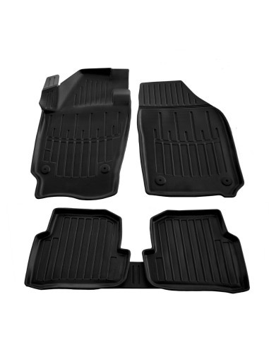 Rubber mat set type tray for Skoda Fabia III...
