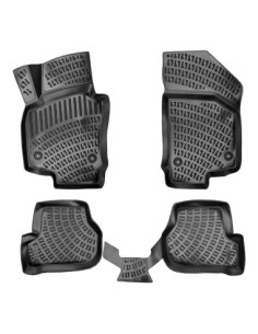 Rubber mat set type tray for Seat Leon II 2005-2012