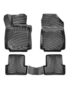 Rubber mat set type tray for Renault Clio 3 2005-2012