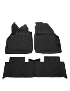 Rubber mat set type tray for Renault Scenic II (2003-2009)