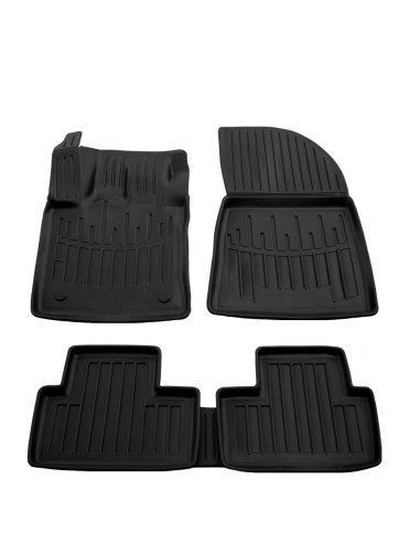 Rubber mat set type tray for Renault Captur II...