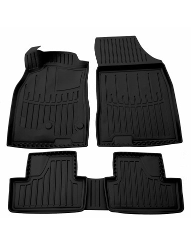 Rubber mat set type tray for Renault Megane III...