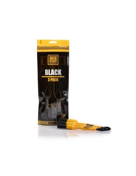 Detailing Brush Set Work Stuff Detailing Brush Black 3 pcs