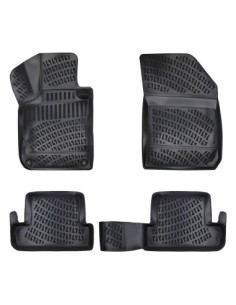 Rubber tray mat set for Peugeot 308 II 2013-