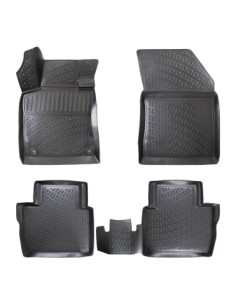 Rubber mat set type tray for Peugeot 508 II 2018-