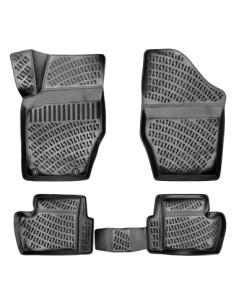 Rubber tray mat set for Peugeot 307 2001-2014