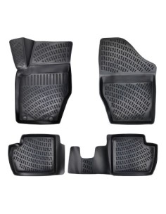 Rubber tray-style car mats set for Peugeot 308 I 2008-2013