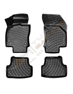 Rubber mat set type tray for Opel Astra G (1998-2004)
