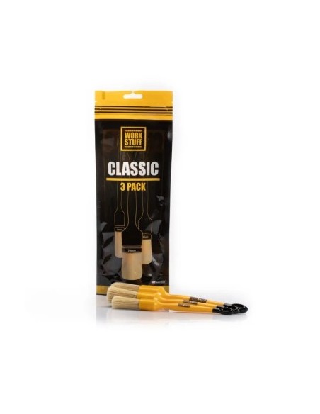 Set pensule detailing rotunde Work Stuff Detailing Brush Classic 3 buc