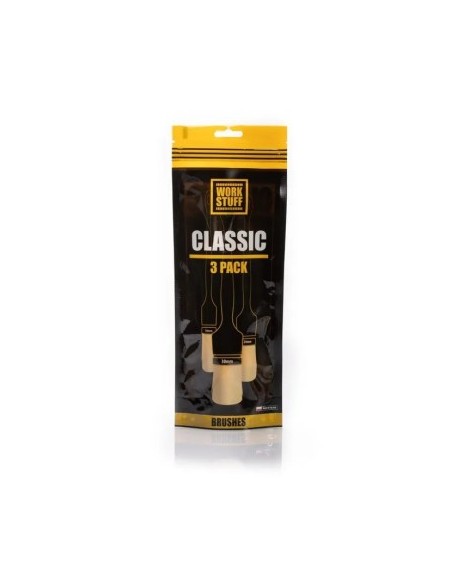 Set pensule detailing rotunde Work Stuff Detailing Brush Classic 3 buc