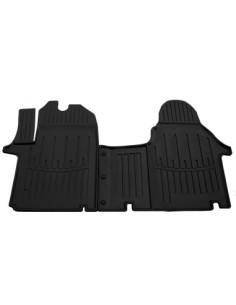 Rubber mat set type tray for Opel Vivaro A (2001-2014) (1+2)