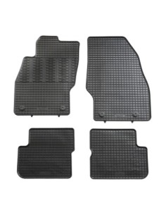 Rubber Mat Set for Opel Corsa D 2006-, Corsa E 2014- 4 Pcs