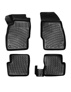 Rubber mat set type tray for Opel Corsa E 2014-2019