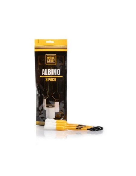 Set of soft detailing brushes Work Stuff Detailing Brush Albino 3 pcs