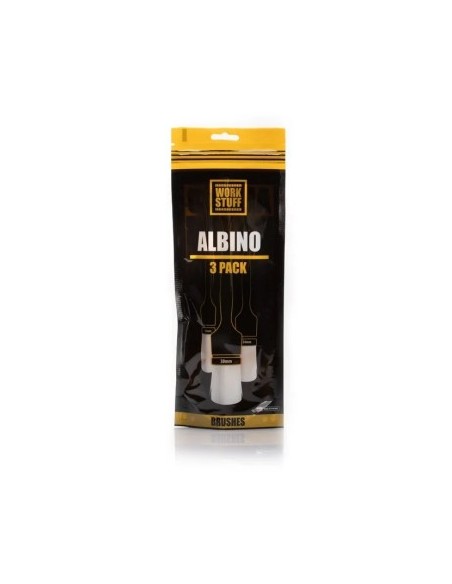 Σετ πινέλων λεπτομέρειας soft Work Stuff Detailing Brush Albino 3 τεμ