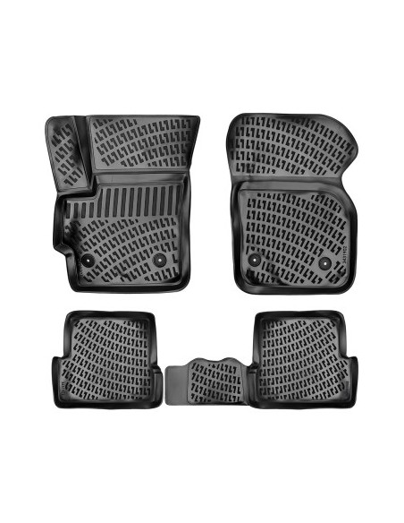 Rubber tray mat set for Mazda 3 I 2003-2009