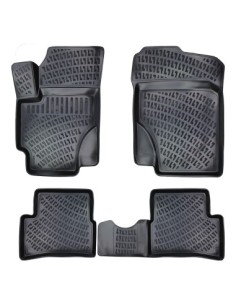 Rubber mat set type tray for Kia Rio II 2005-2011