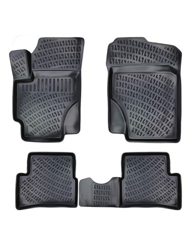 Rubber mat set type tray for Kia Rio II 2005-2011