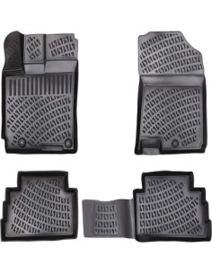 Rubber mat set type tray for Hyundai Kona 2017-