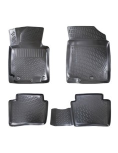 Rubber floor mat set type tray for Hyundai Elantra V...