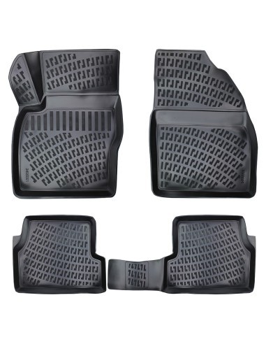 Rubber tray mat set for Ford Focus II 2004-2011