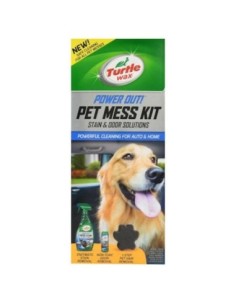 Turtle Wax Pet Mess Kit Hair and Pet Stain Removal Solution