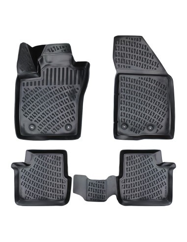 Rubber car mat set for Fiat Egea / Tipo Hb 2015-