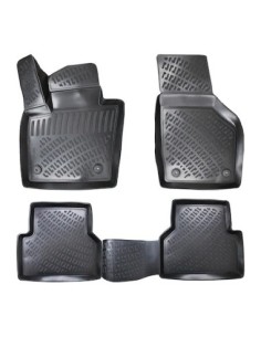 Rubber tray mat set for Dacia Logan III Sedan 2020-